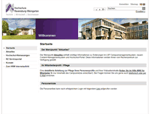 Tablet Screenshot of portal.hs-weingarten.de