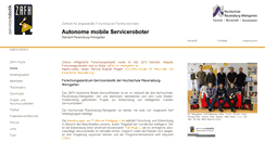 Desktop Screenshot of amser.hs-weingarten.de